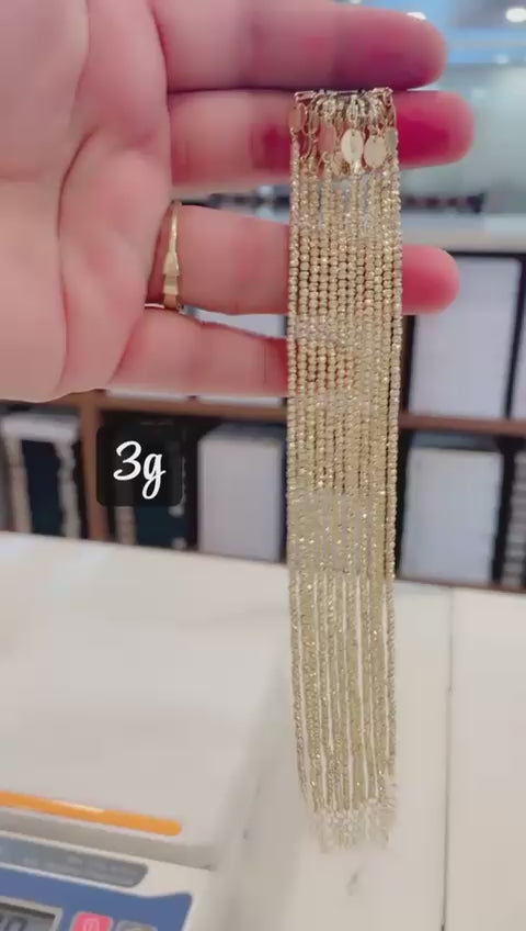 Diamond cut bracelet